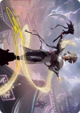 Image for Naomi, Pillar of Order Art Card (Gold-Stamped Signature) (35) (ASNEO) - Magic: The Gathering