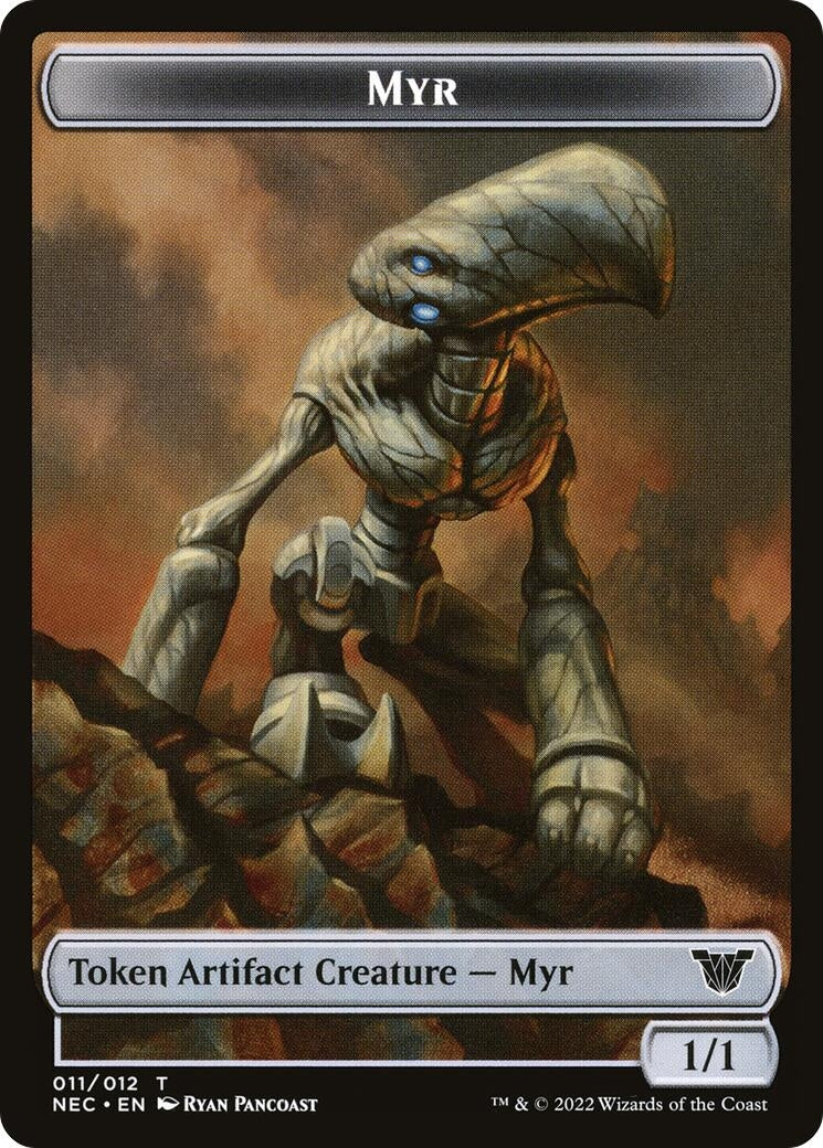 Image for Myr // Pilot Double-Sided Token (11 // 1) (NEC) - Magic: The Gathering