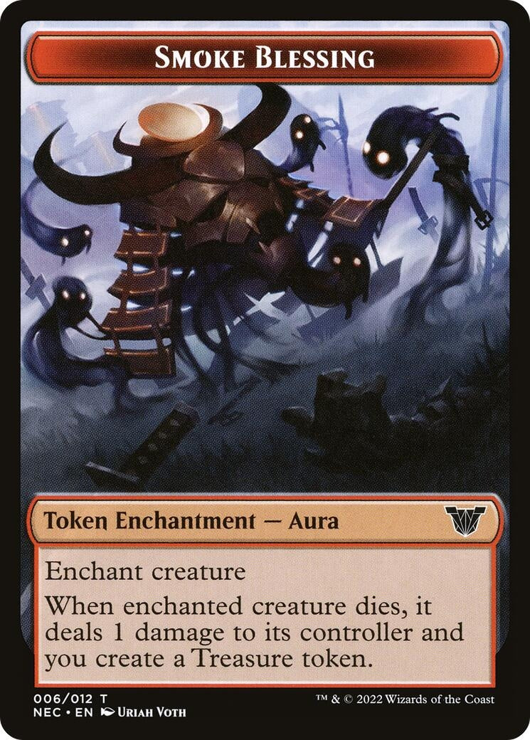 Image for Smoke Blessing // Goblin Double-sided Token (6 // 5) (NEC) - Magic: The Gathering