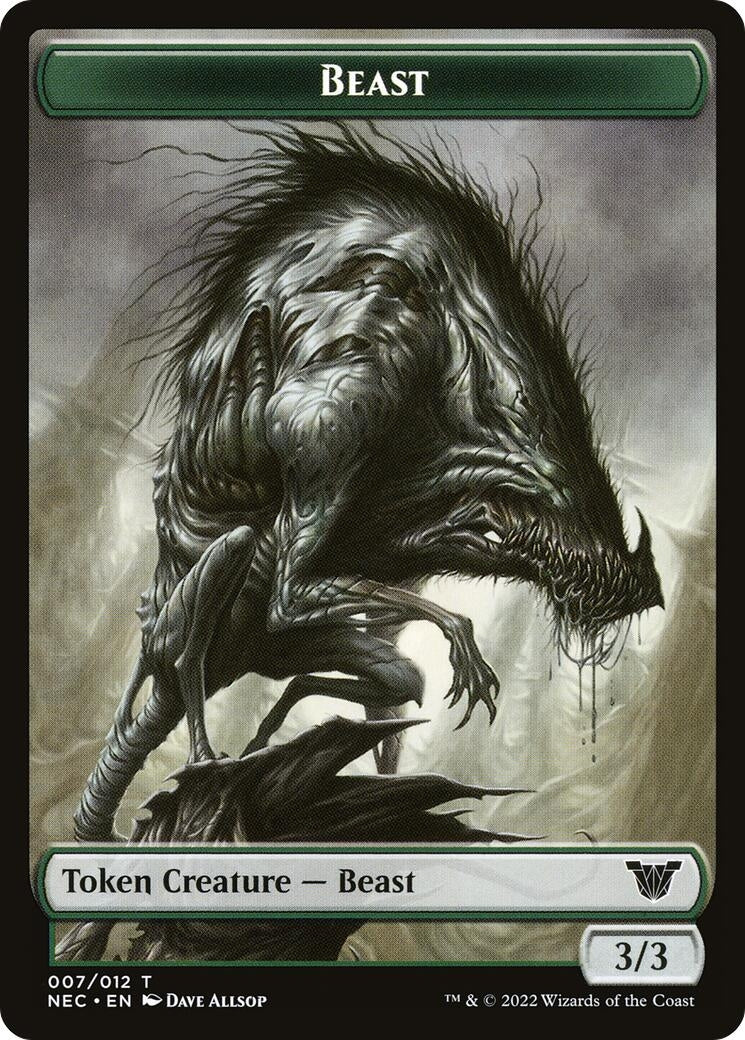 Image for Beast // Treasure Double-Sided Token (7 // 17) - Magic: The Gathering