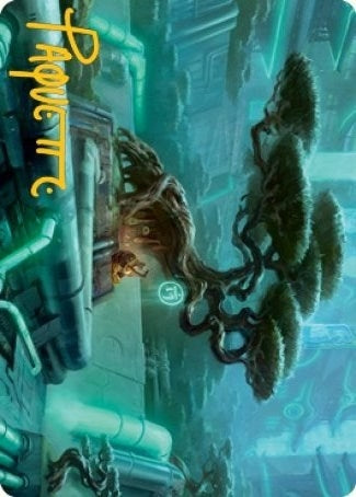 Image for Forest (292) Art Card (Gold-Stamped Signature) (44) - Magic: The Gathering