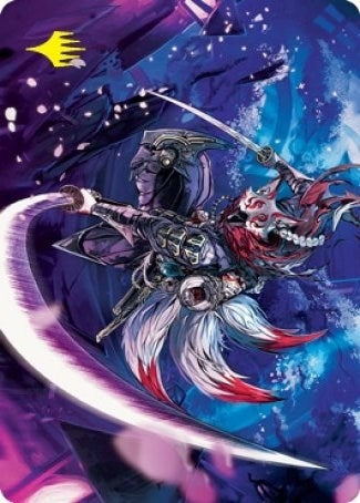 Image for Blade-Blizzard Kitsune Art Card (Gold-Stamped Signature) (47) - Magic: The Gathering
