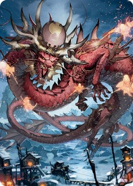 Image for Atsushi, the Blazing Sky Art Card (61/81) (61) (ASNEO) - Magic: The Gathering