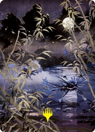 Image for Swamp (297) Art Card (Gold-Stamped Signature) (81) (ASNEO) - Magic: The Gathering