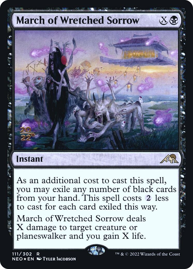 Image for March of Wretched Sorrow (111) - Magic: The Gathering