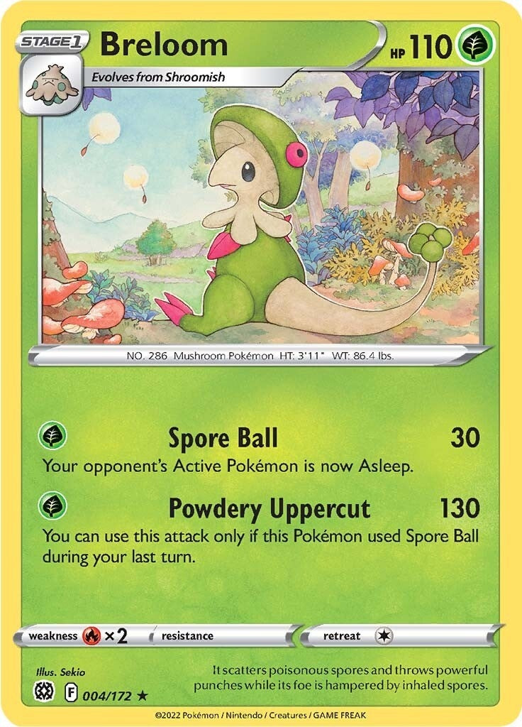 Image for Breloom (004/172) (SWSH09) - Pokemon