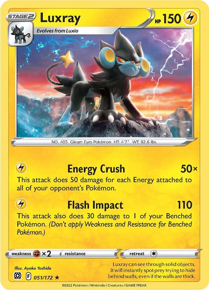 Luxray (051/172) (SWSH09)