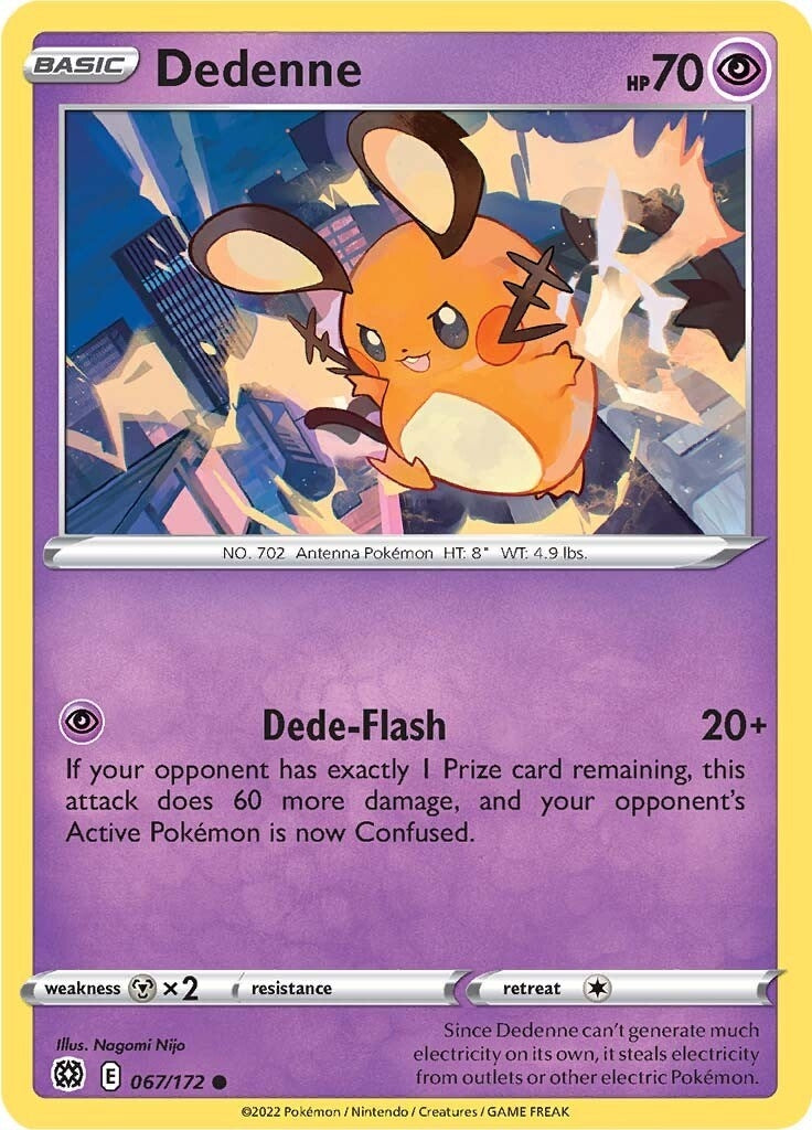 Image for Dedenne (067/172) (SWSH09) - Pokemon