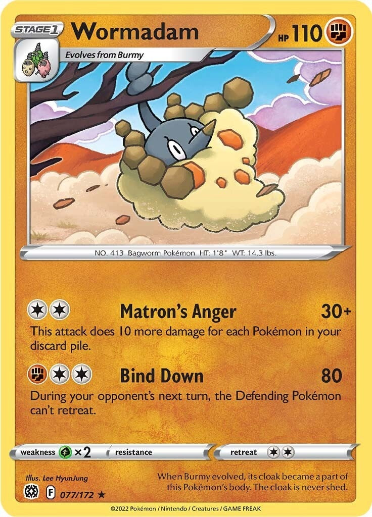 Image for Wormadam (77) (077/172) (SWSH09) - Pokemon