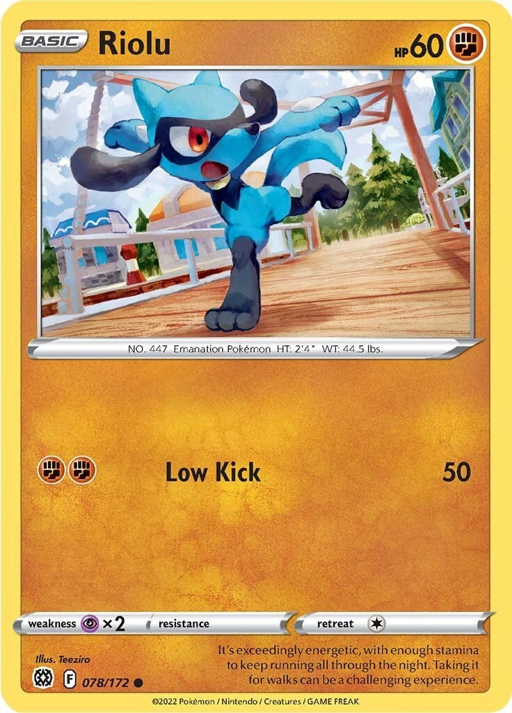 Image for Riolu (078/172) (SWSH09) - Pokemon