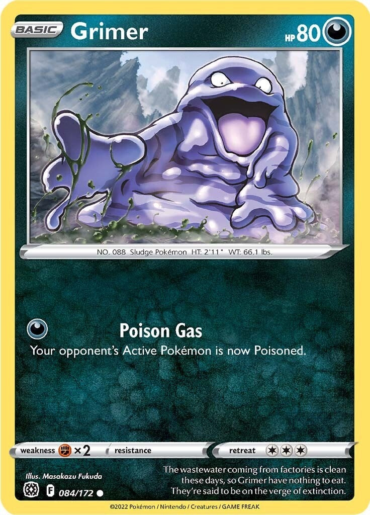 Image for Grimer (084/172) (SWSH09) - Pokemon