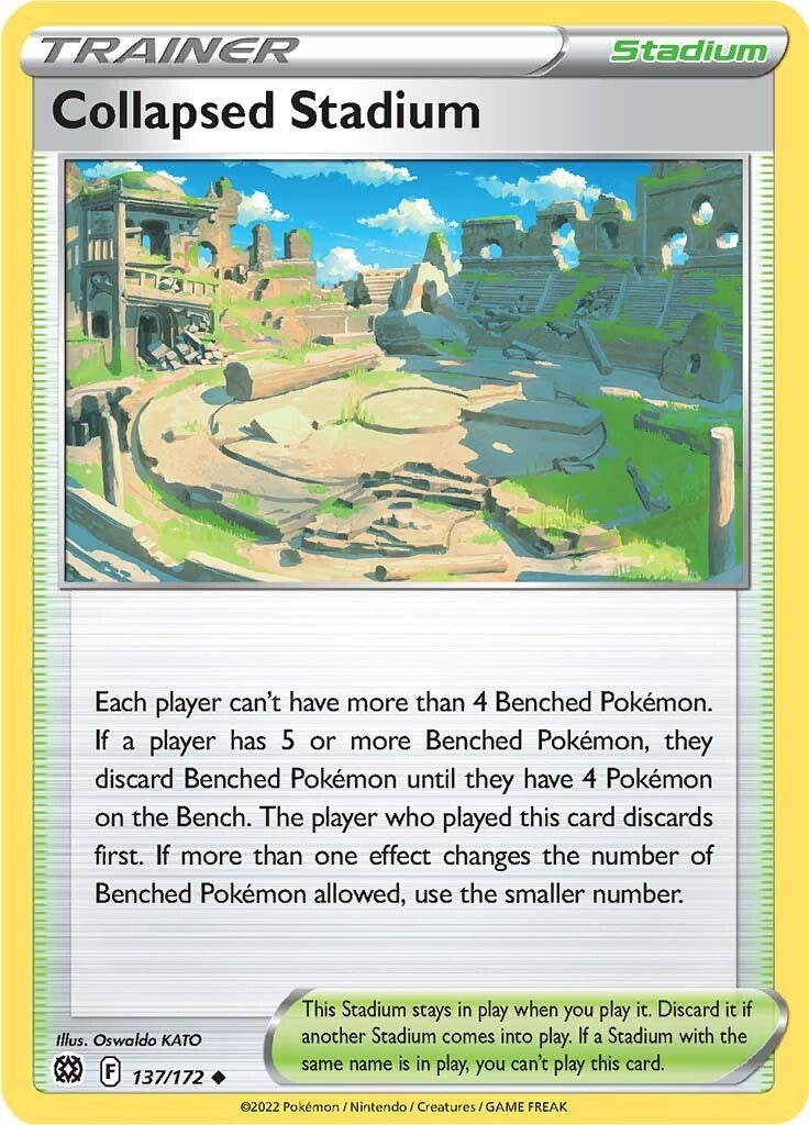 Image for Collapsed Stadium (137/172) (SWSH09) - Pokemon