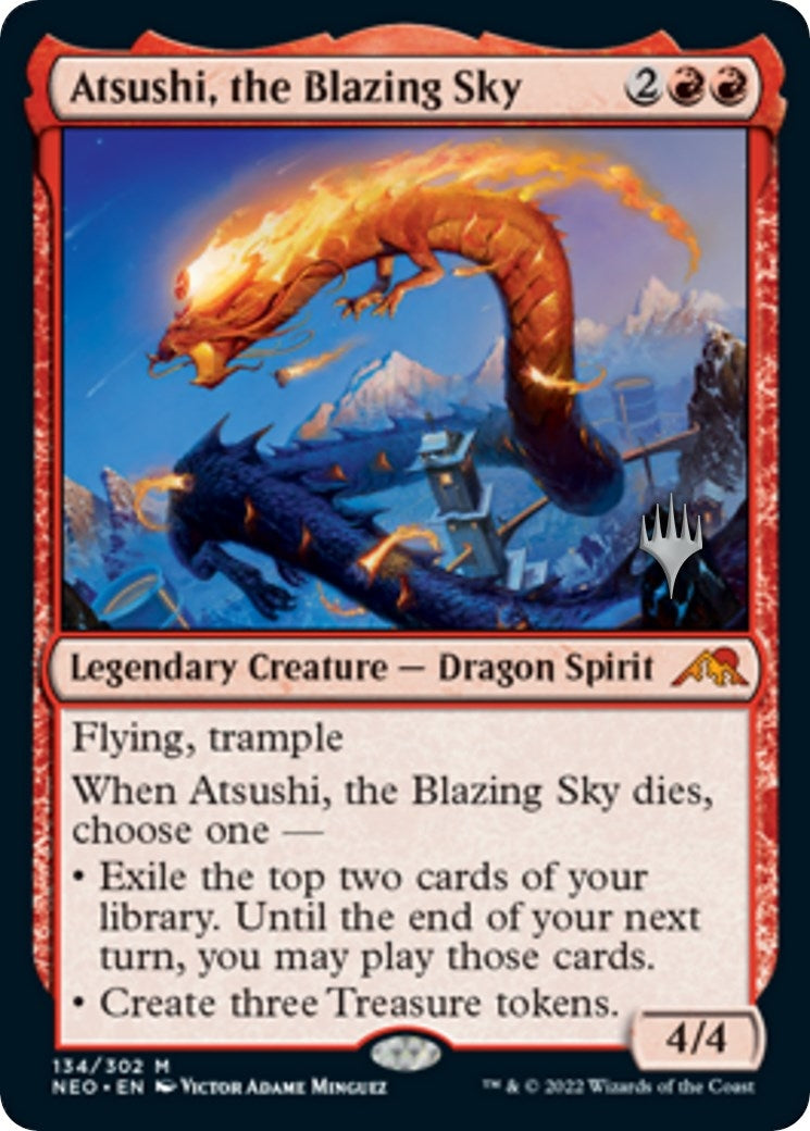 Image for Atsushi, the Blazing Sky (134) - Magic: The Gathering
