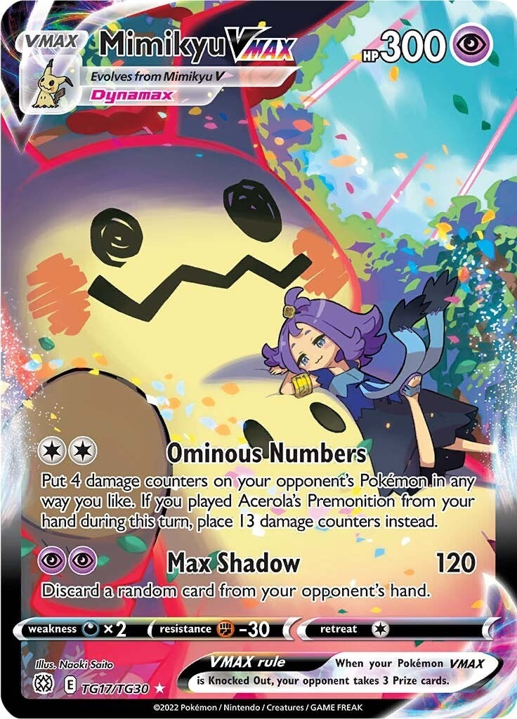 Image for Mimikyu VMAX (TG17/TG30) (SWSH09:TG) - Pokemon