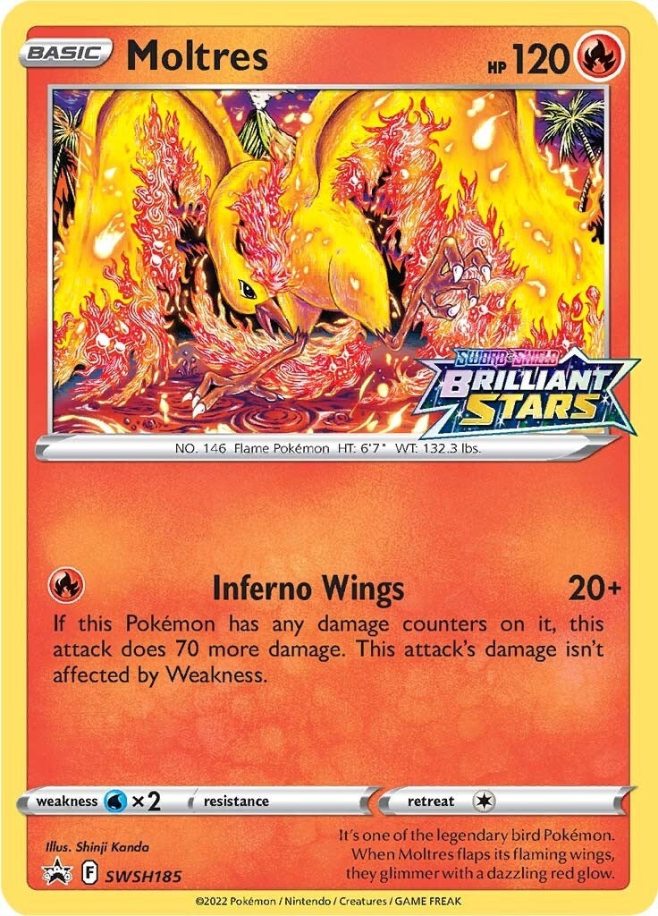 Image for Moltres - SWSH185 (SWSH185) (SWSD) - Pokemon