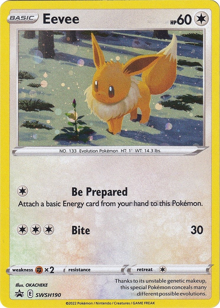 Image for Eevee - SWSH190 (SWSH190) (SWSD) - Pokemon