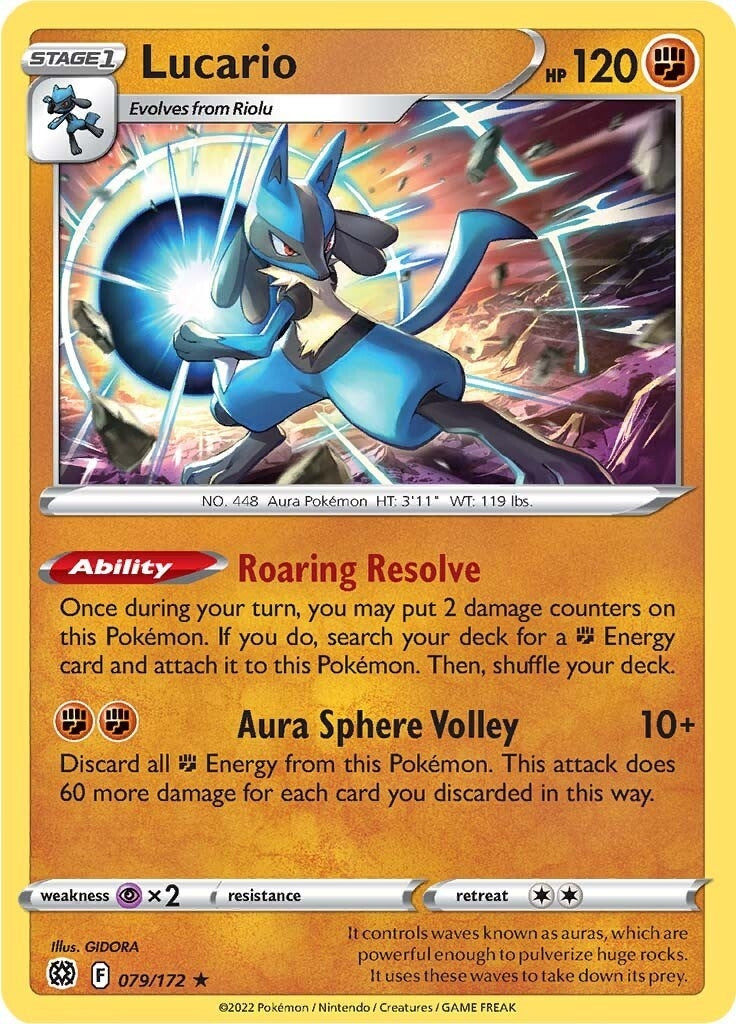 Image for Lucario (079/172) (PR) - Pokemon