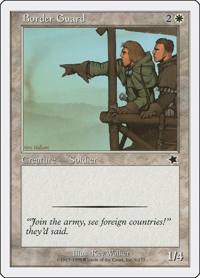 Image for Border Guard (9) - Magic: The Gathering