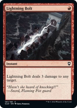 Image for Lightning Bolt (187) - Magic: The Gathering