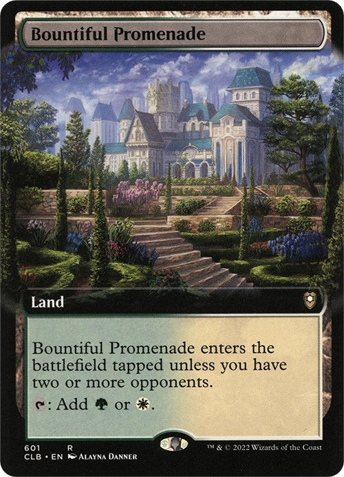 Image for Bountiful Promenade (Extended Art) (601) (CLB) - Magic: The Gathering