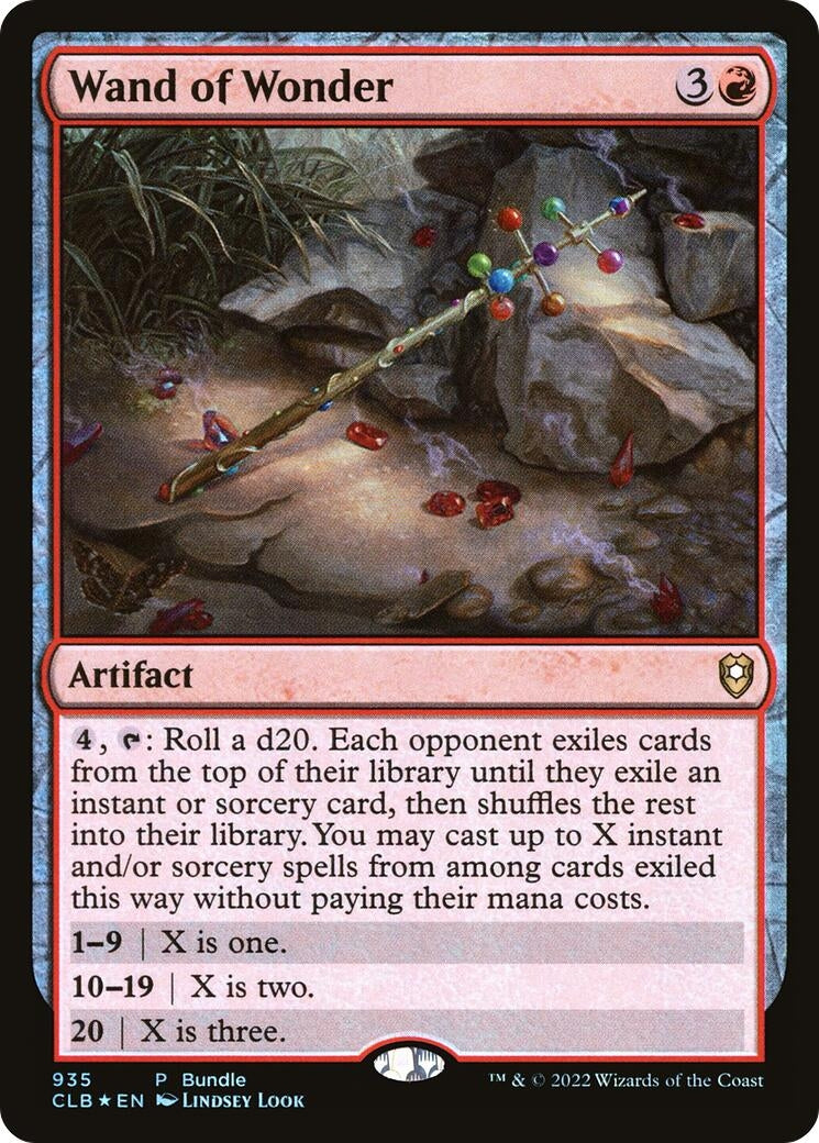 Image for Wand of Wonder (CLB Bundle) (935) - Magic: The Gathering