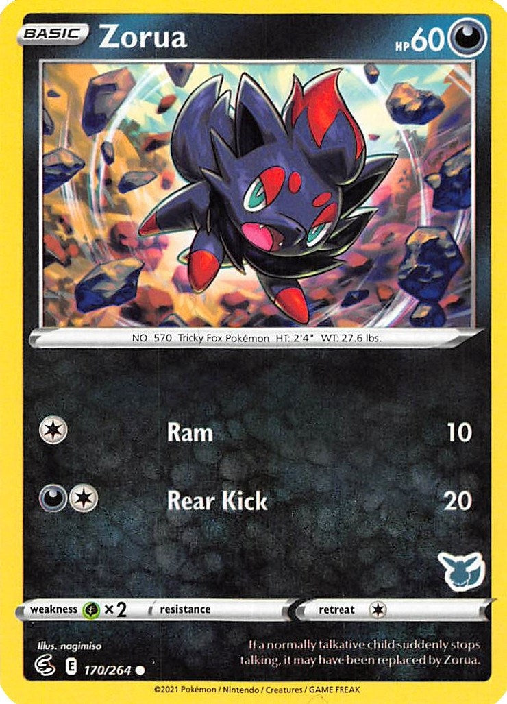 Image for Zorua - 170/264 (Eevee Stamped) (170/264) (BA22) - Pokemon
