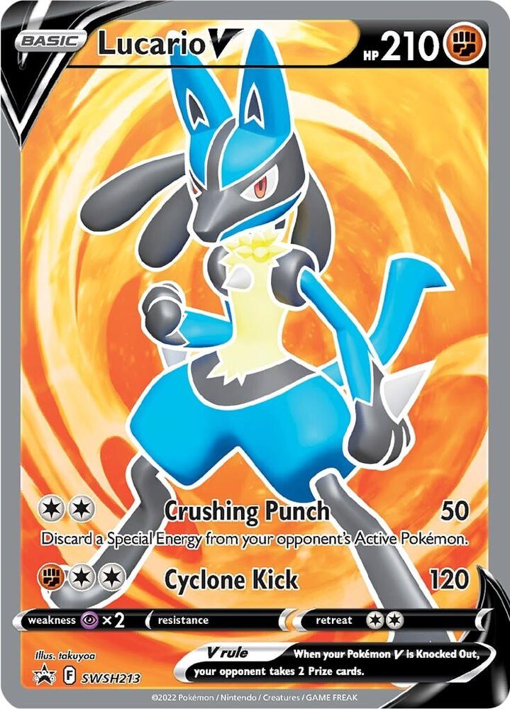 Image for Lucario V - SWSH213 (SWSH213) (SWSD) - Pokemon