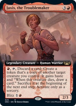 Image for Jaxis, the Troublemaker (Extended Art) (425) (SNC) - Magic: The Gathering