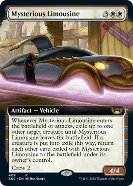 Image for Mysterious Limousine (Extended Art) (408) - Magic: The Gathering