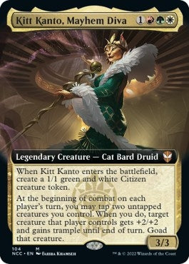 Image for Kitt Kanto, Mayhem Diva (Extended Art) (104) (NCC) - Magic: The Gathering