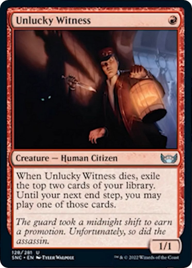 Image for Unlucky Witness (128) - Magic: The Gathering