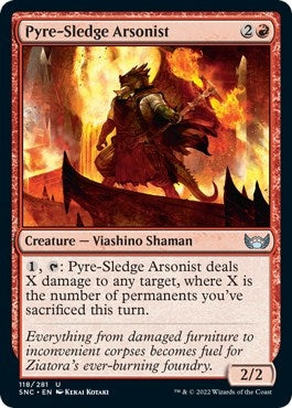 Image for Pyre-Sledge Arsonist (118) - Magic: The Gathering