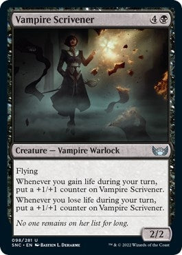 Image for Vampire Scrivener (98) - Magic: The Gathering