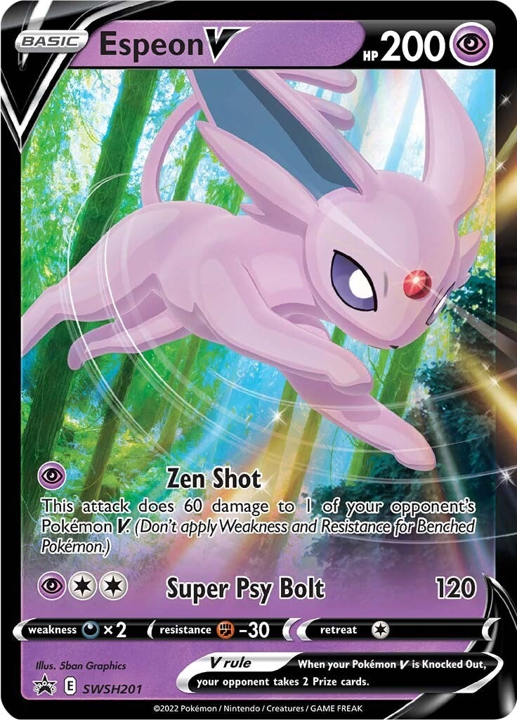 Image for Espeon V - SWSH201 (SWSH201) (SWSD) - Pokemon