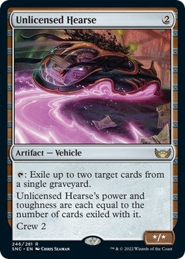 Image for Unlicensed Hearse (246) (SNC) - Magic: The Gathering
