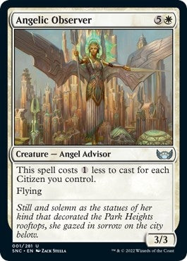 Image for Angelic Observer (1) (SNC) - Magic: The Gathering