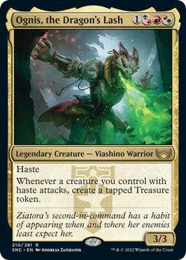 Image for Ognis, the Dragon's Lash (210) (SNC) - Magic: The Gathering