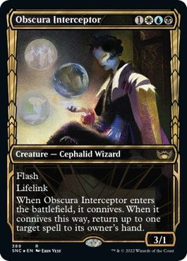 Image for Obscura Interceptor (Gilded Foil) (389) - Magic: The Gathering