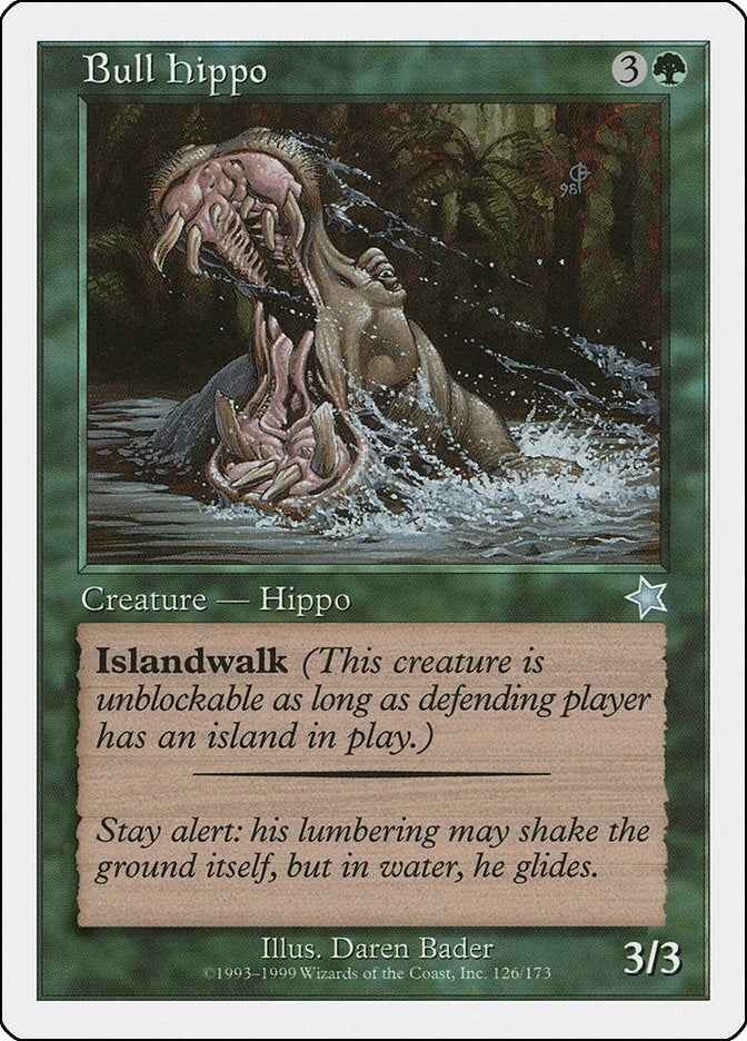 Image for Bull Hippo (126) - Magic: The Gathering