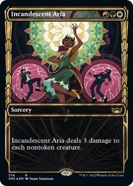 Image for Incandescent Aria (Gilded Foil) (376) - Magic: The Gathering