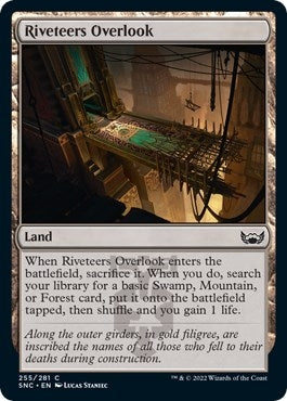 Image for Riveteers Overlook (255) (SNC) - Magic: The Gathering
