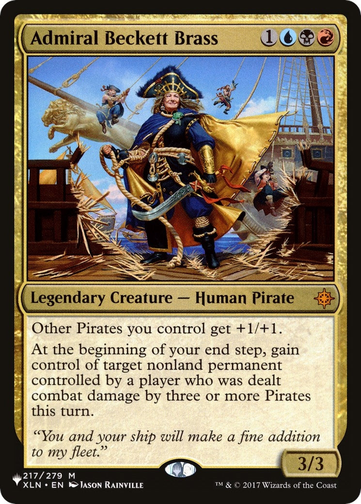 Image for Admiral Beckett Brass (217/279) (LIST) - Magic: The Gathering
