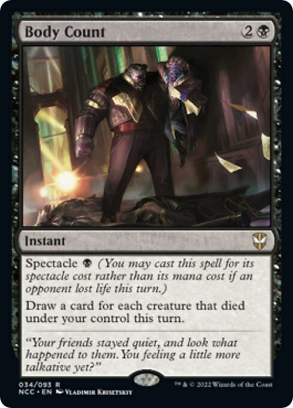 Image for Body Count (34) - Magic: The Gathering