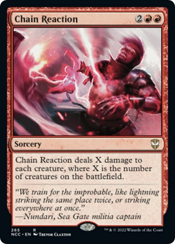 Image for Chain Reaction (265) (NCC) - Magic: The Gathering