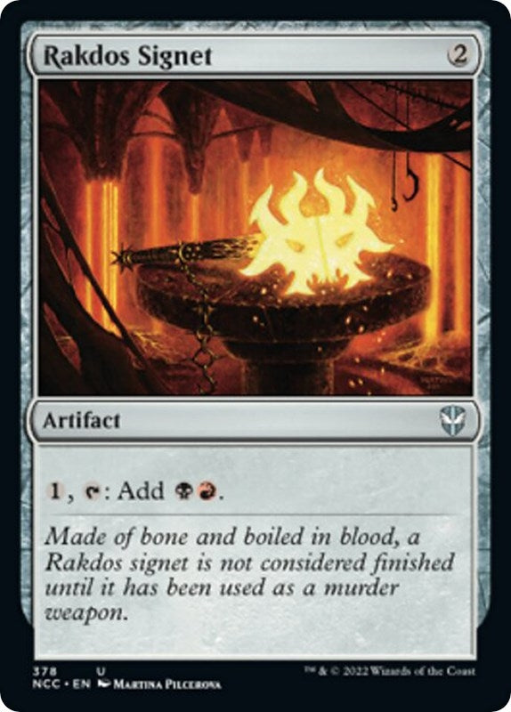 Image for Rakdos Signet (378) (NCC) - Magic: The Gathering