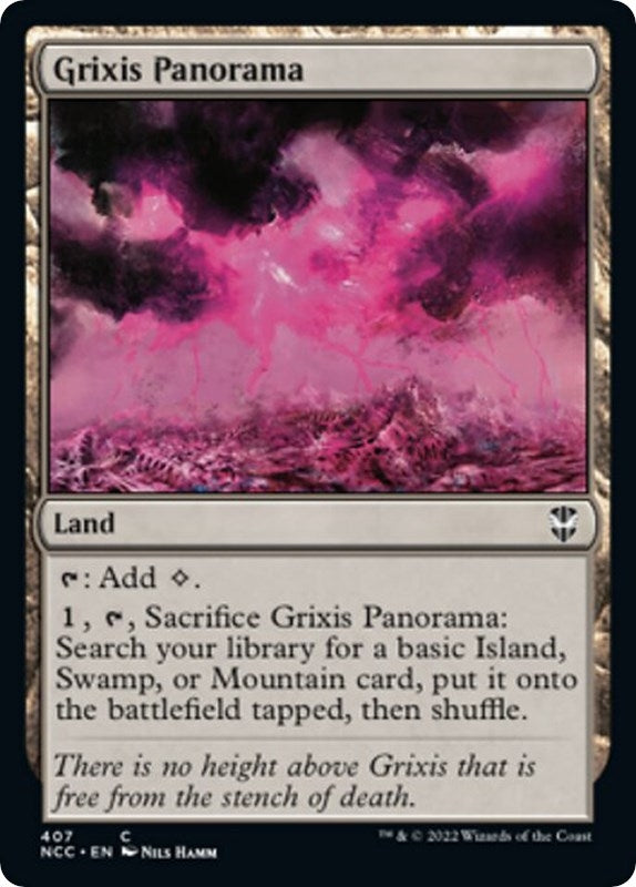 Image for Grixis Panorama (407) (NCC) - Magic: The Gathering