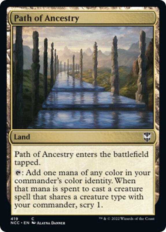 Image for Path of Ancestry (419) (NCC) - Magic: The Gathering