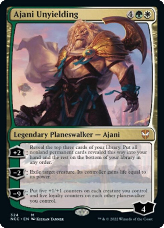 Image for Ajani Unyielding (324) (NCC) - Magic: The Gathering