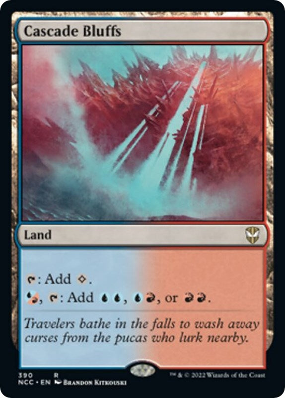 Image for Cascade Bluffs (390) (NCC) - Magic: The Gathering