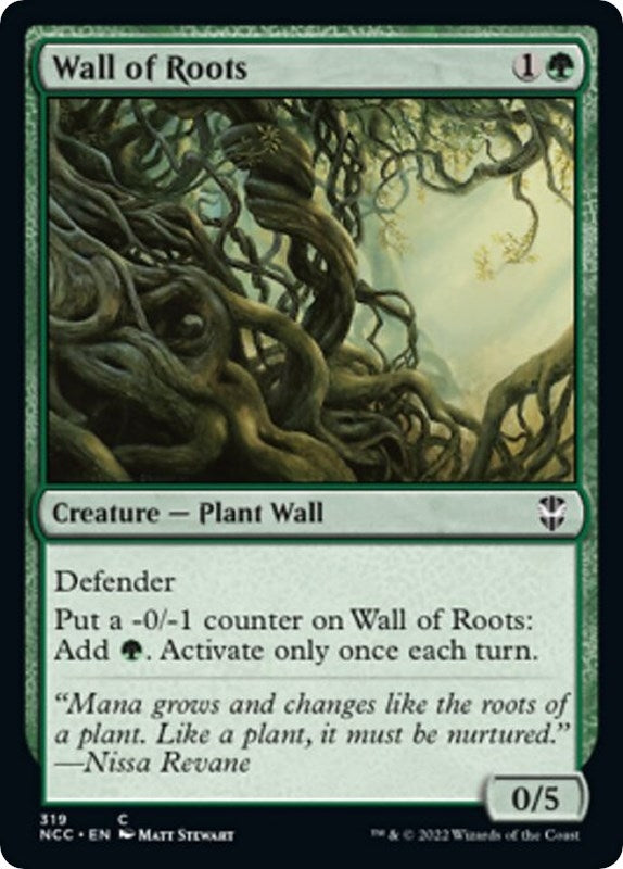 Image for Wall of Roots (319) (NCC) - Magic: The Gathering
